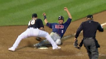 Hmm... looks like he <i>just</i> got an entire leg in there.