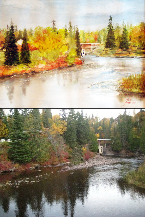 Don Bell Watercolor Landscape 1 of 2