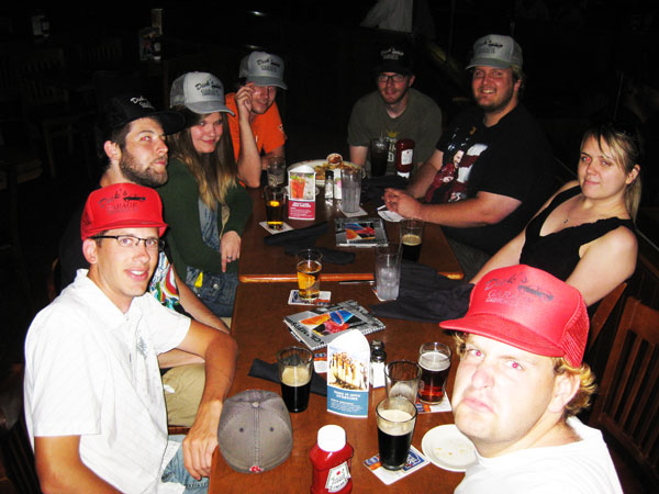 The Dick's Garage fan club at the Richfield Champps Trivia Night