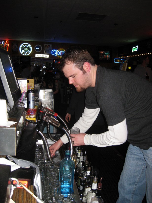 Fa-moose Bartender Moose on Monroe