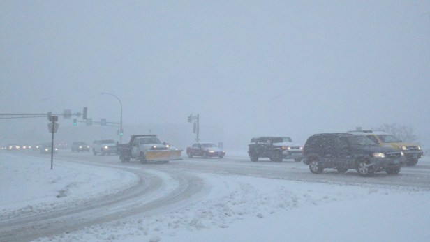 Driving to work the morning of Wednesday, March 23, 2011 in Eden Prairie, Minnesota