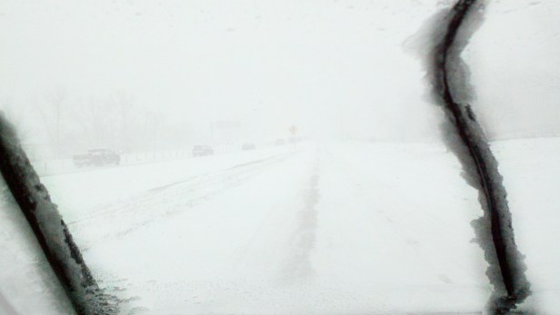 Driving to work the morning of Wednesday, March 23, 2011 in Eden Prairie, Minnesota