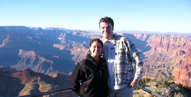 ARIZONA: Visiting the Grand Canyon on the way to Vegas in 2004.