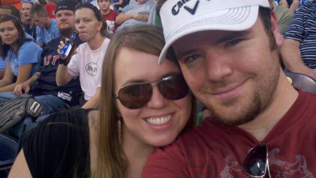 Some other fans pictured weren't as happy to be at the Royals game as us.