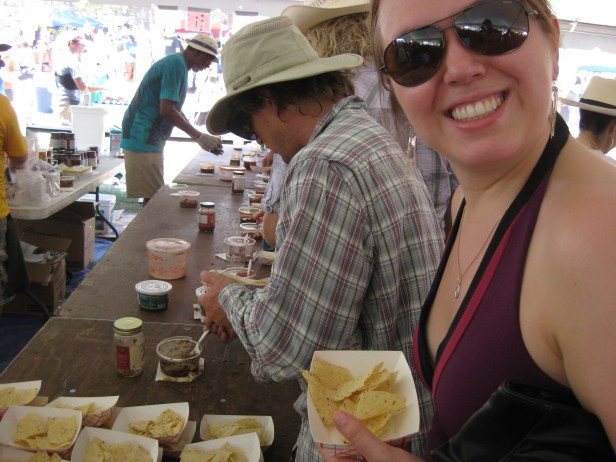 Lauren at the Austin Hot Sauce Festival