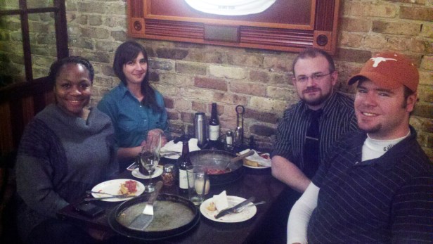 The CGI Marketing gang at Lou Malnati's in Chicago