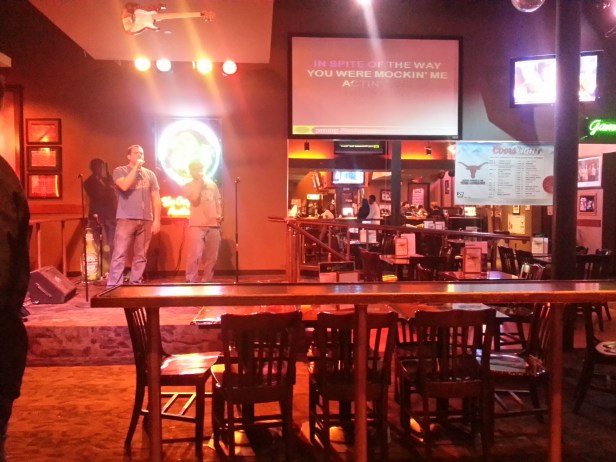 Bart and Mikey Mike sing to the packed house at Common Interest.