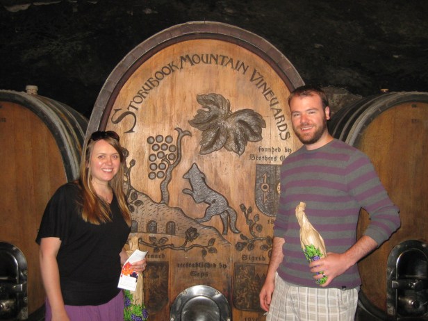 Our private tour of the Storybook Mountain winery.