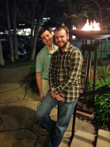 Brian Mego and I were still standing after the meal of the year at Estancia.