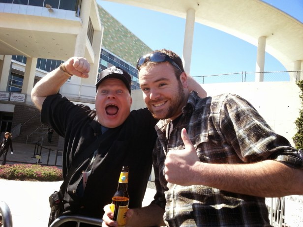 Me with Windy City Heat's Don Barris.