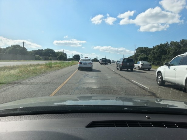 5:19pm - The drive home... not too bad on this particular night.