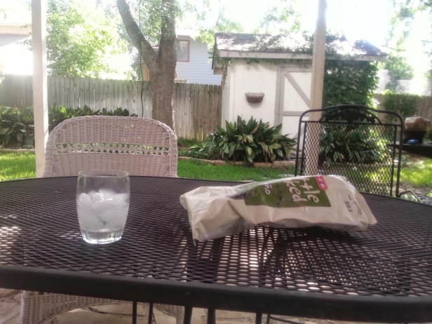 5:35pm - A quick after-work snack.