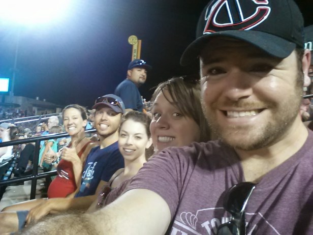 Emily, Duane, Elizabeth, Lauren, and I at the Express game Saturday.
