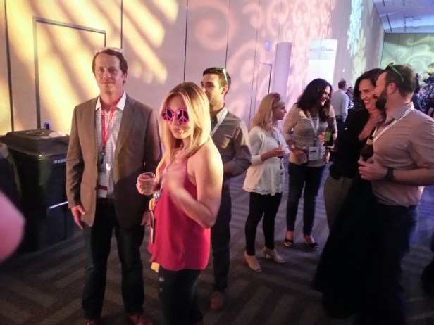 On the left is our account rep Steven with a few other customers at the concert.