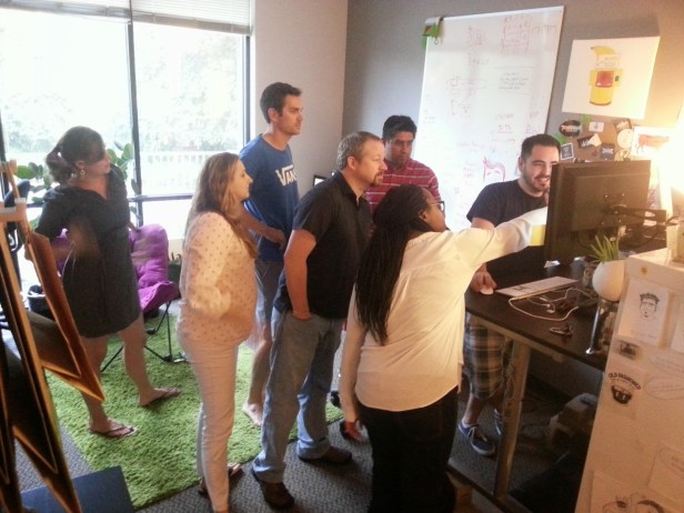 My co-workers had a heated debate as to how many TGIFriday's unlimited appetizers they could eat. Everyone gathered around Brian's computer for nutritional info.