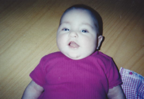 Baby Peyton... Jordan's newborn photography skills had to start somewhere!