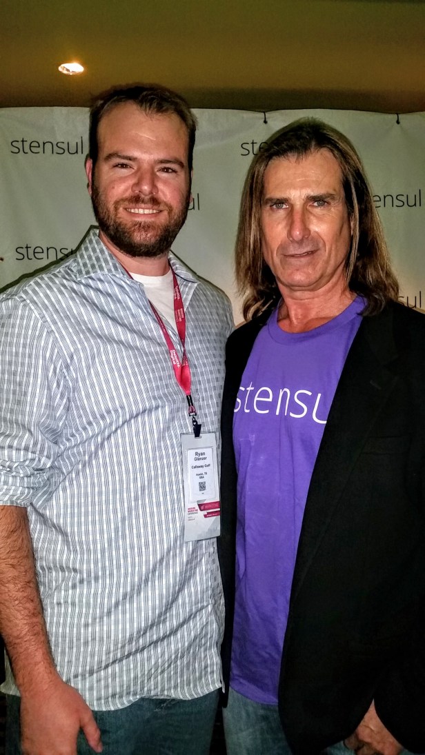 Me and Fabio at the stensul meet-and-greet happy hour.