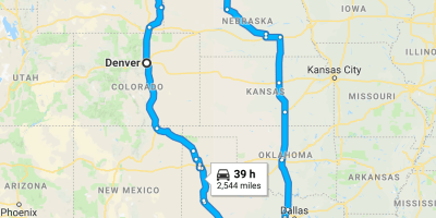 road trip map