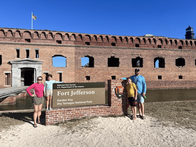 Family trip to Dry Tortugas National Park